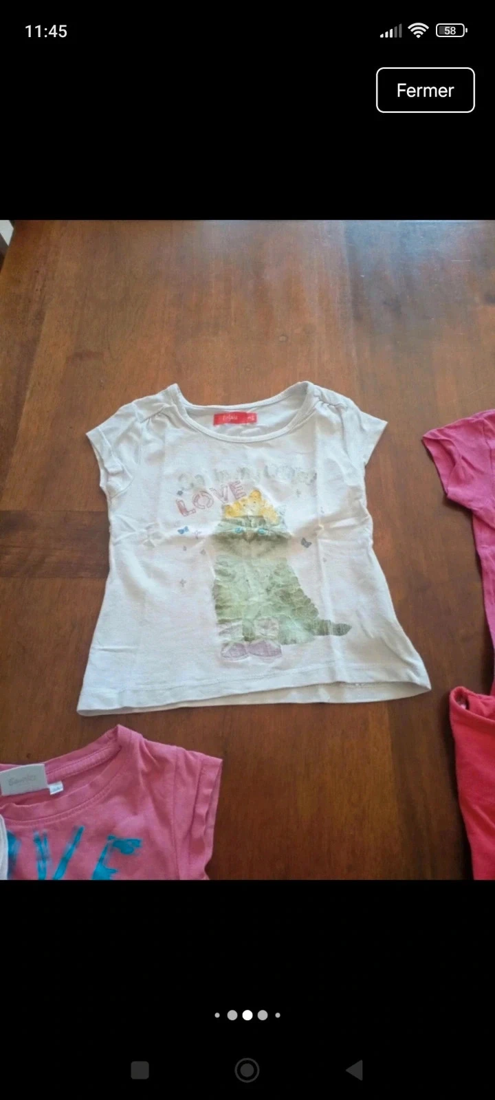 Lot de 8 t-shirts manches courtes fille 3 ans – photo 4